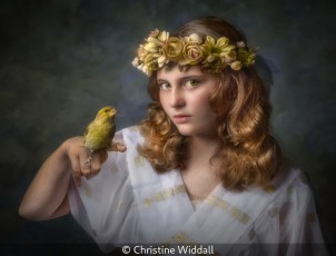 Girl with Finch