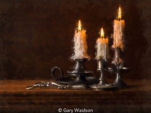 Three Candles ( After the Old Masters )