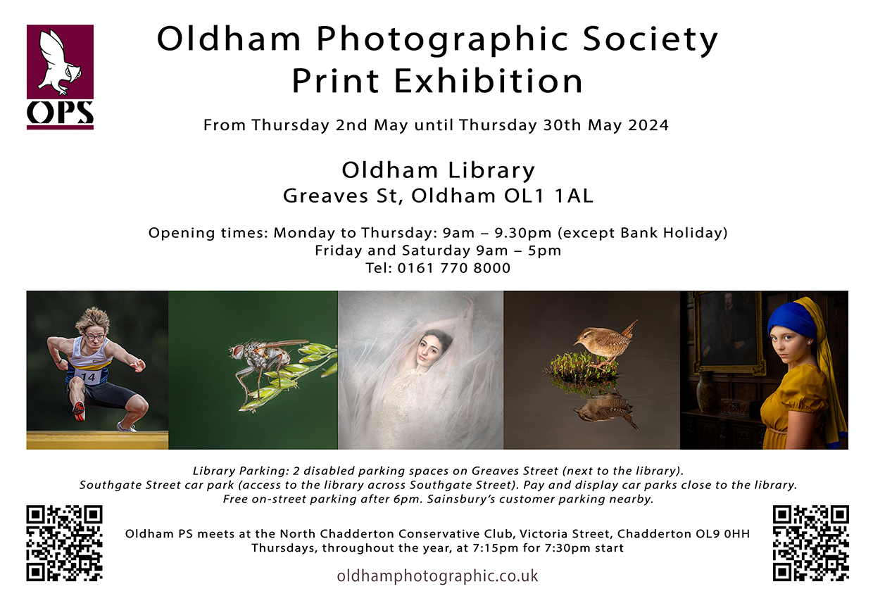 OPS Print Exhibition at Oldham Library